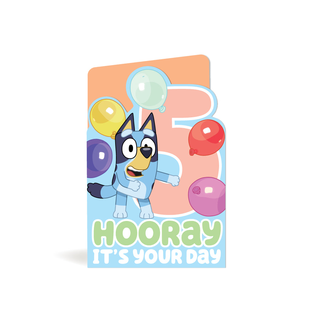 Bluey Birthday Card, Official Bluey Greeting Card, Happy Birthday Bluey Card