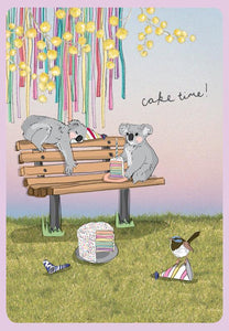 Greeting Card - Our Aussie Way, 'A Party in the Park' (Australian Happy Birthday)
