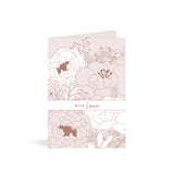 Stationery greeting cards (10 pack) - Pale Pink Floral