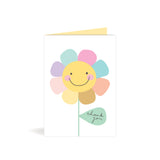 Stationery greeting cards (10 pack) - Smiley Face Flower