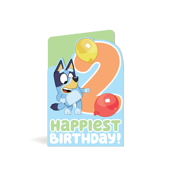 Bluey Age 3 Birthday Card, Official Bluey Age 3 Birthday Card, Happy Birthday Age 3 Bluey Card